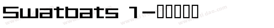Swatbats 1字体转换